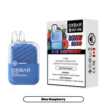 Rocky Vapor Oxbar Mini 1200 - Blueberry Raspberry