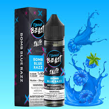 Flavour Beast Salt Nic--60ml, 20mg, Bomb Blue Razz