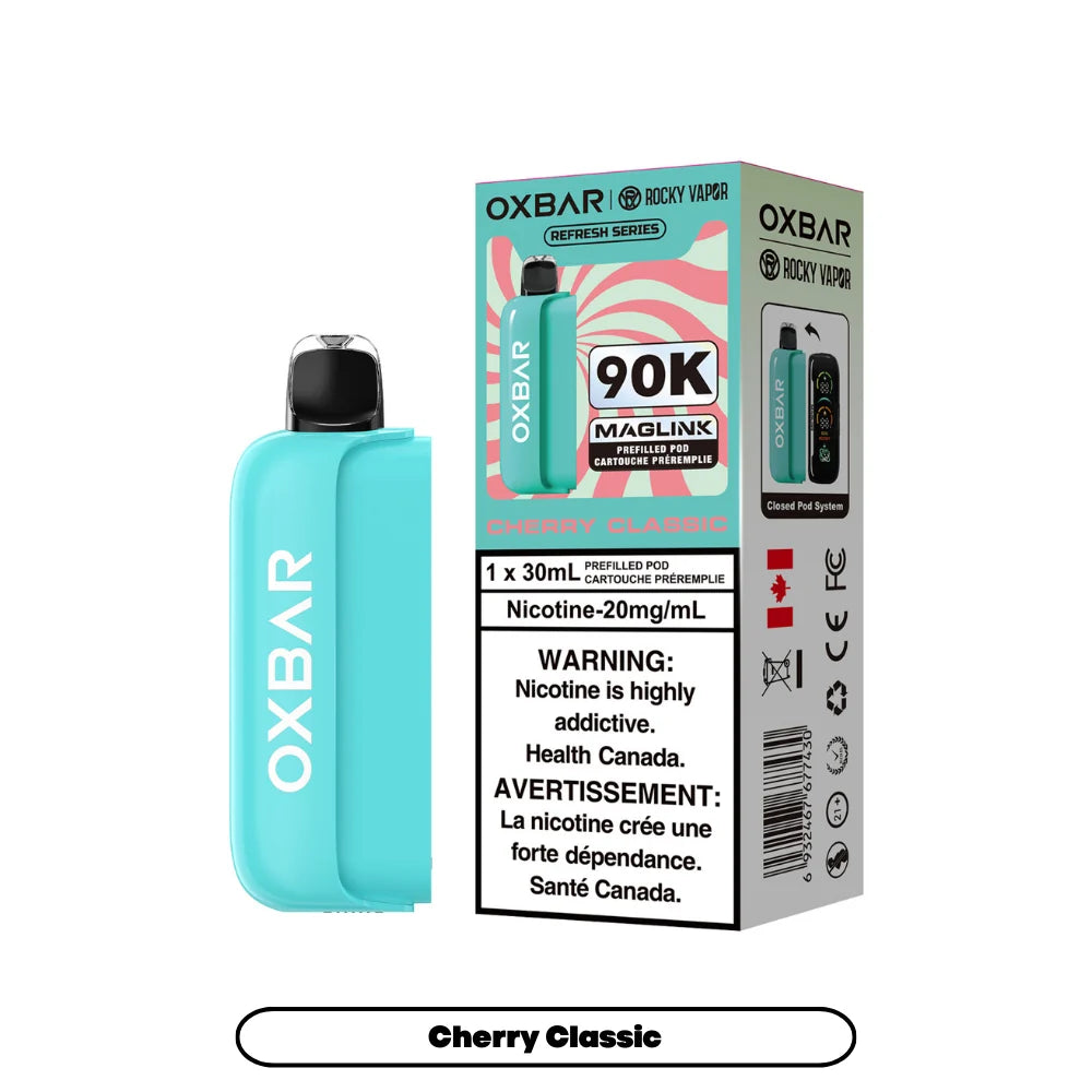 Oxbar Maglink Pod 90K Cherry classic.