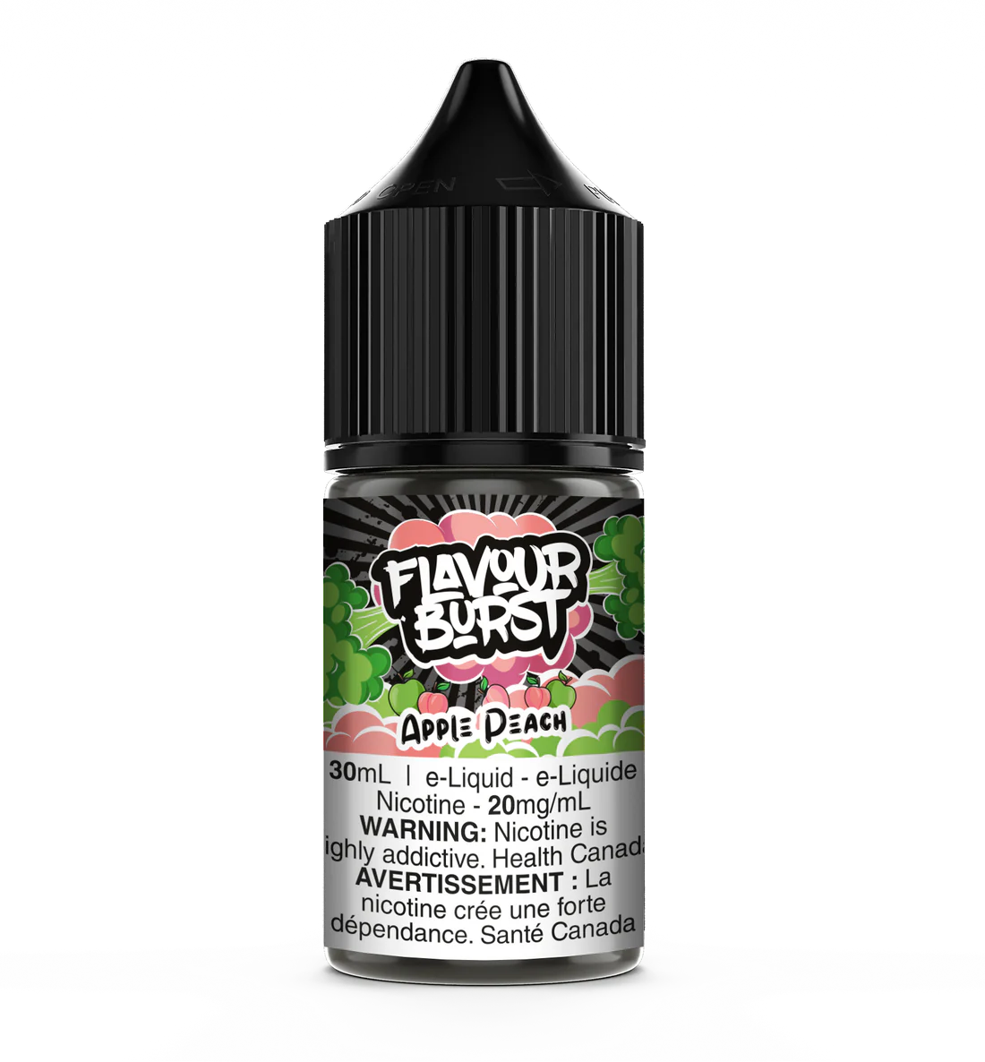 Flavour Burst E-Liquid Salts 20mg/30mL - Apple Peach