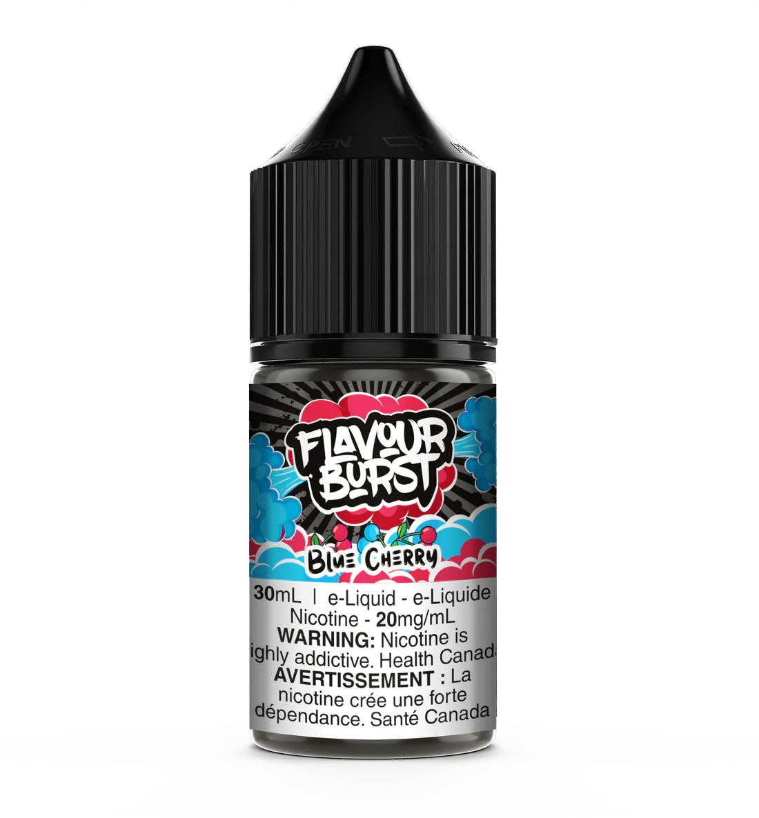 Flavour Burst E-Liquid Salts 20mg/30mL - Blue Cherry