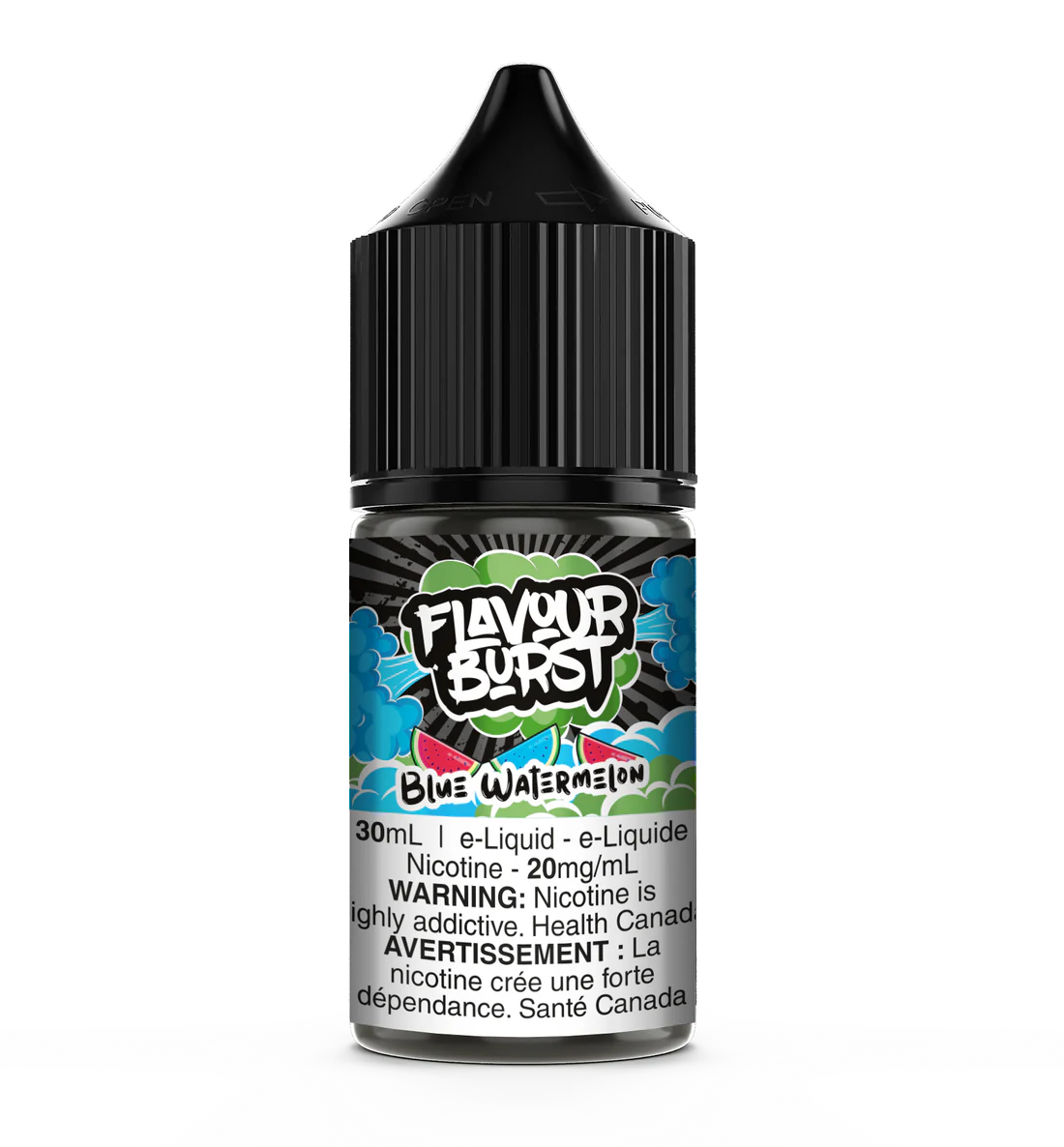 Flavour Burst E-Liquid Salts 20mg/30mL - Blue Watermelon