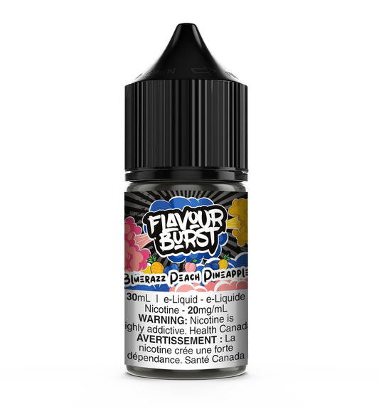 Flavour Burst E-Liquid Salts 20mg/30mL - Bluerazz Peach Pineapple