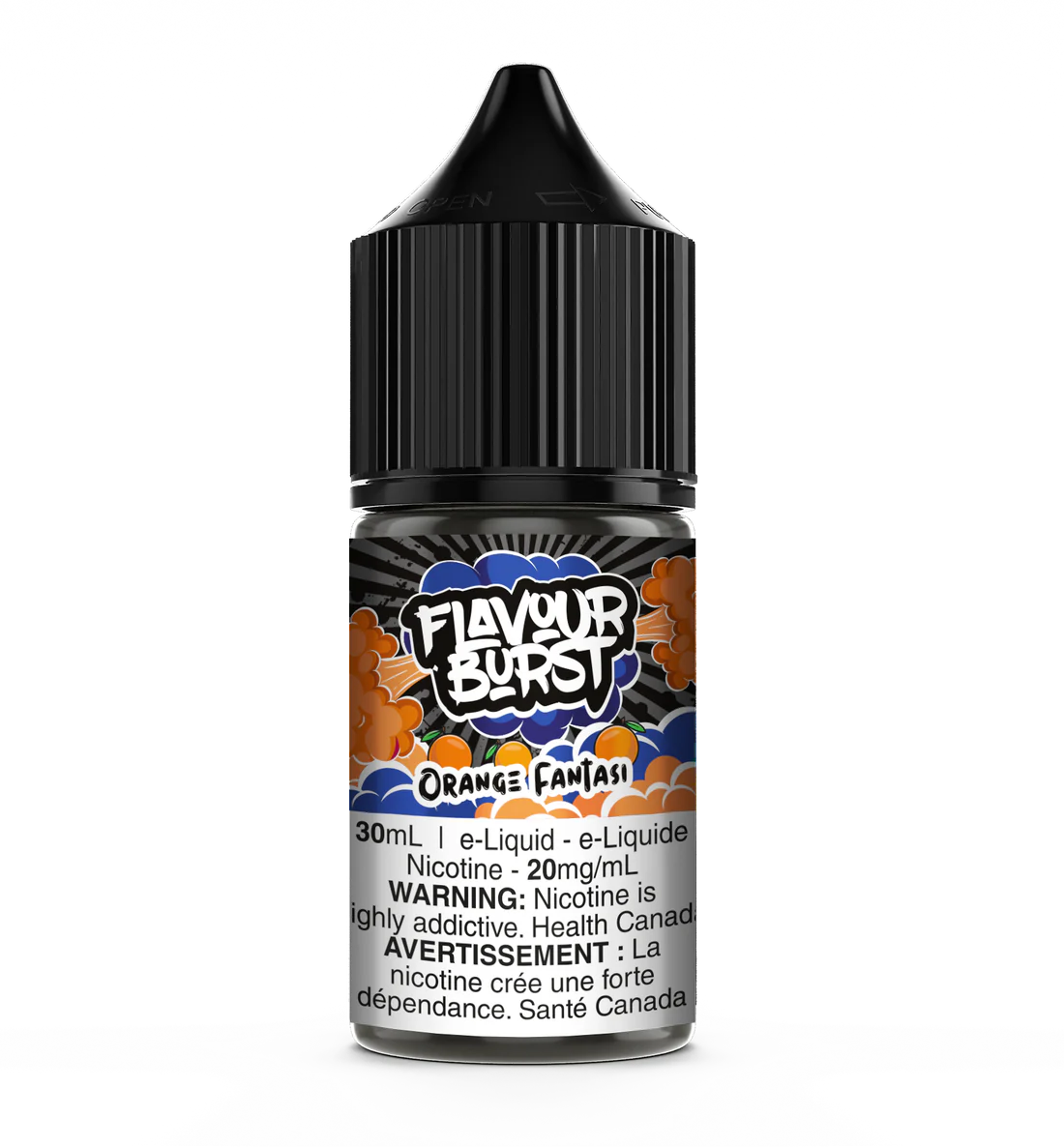 Flavour Burst E-Liquid Salts 20mg/30mL - Frozen Orange Fantasi