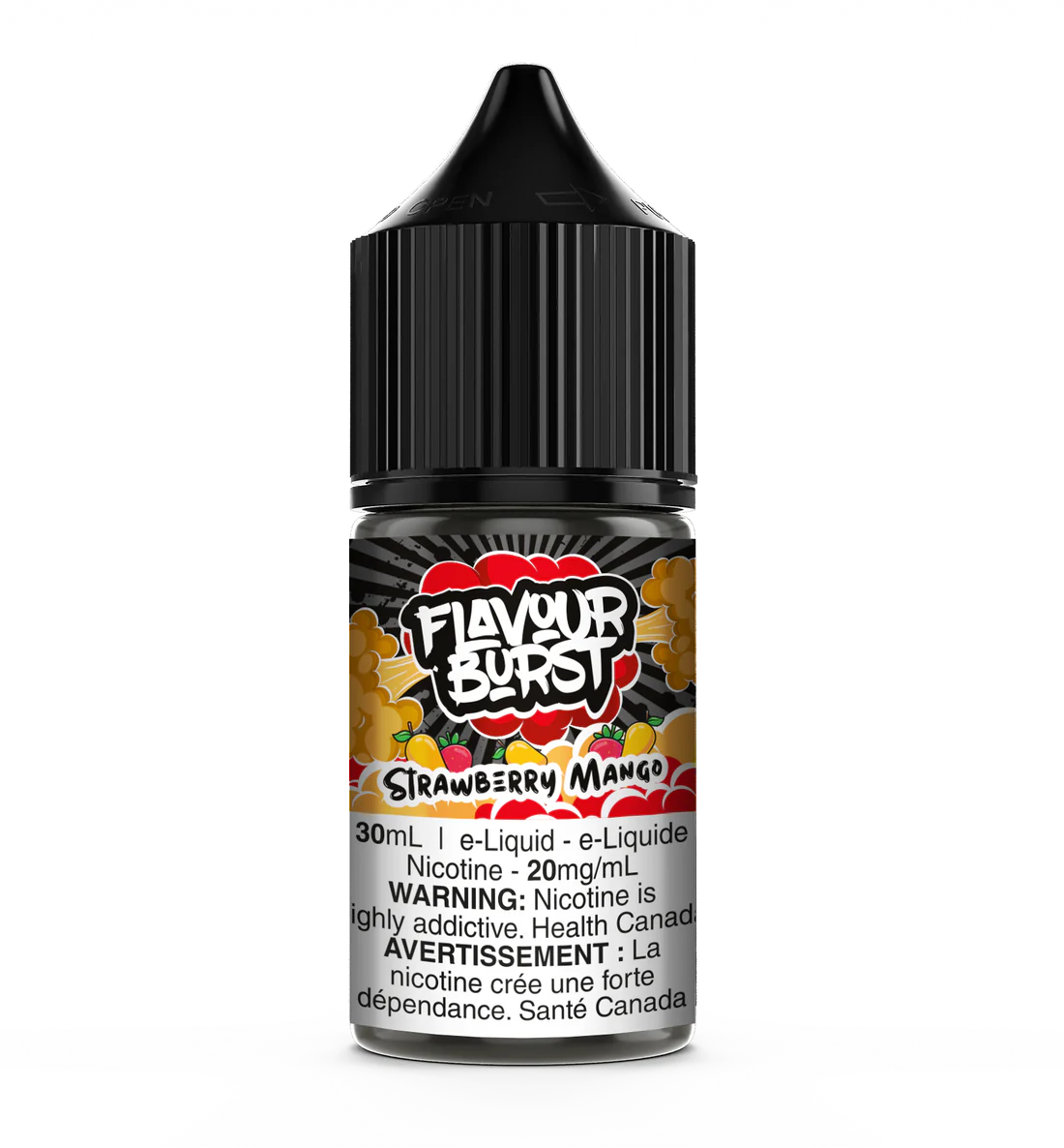 Flavour Burst E-Liquid Salts 20mg/30mL - Strawberry Mango