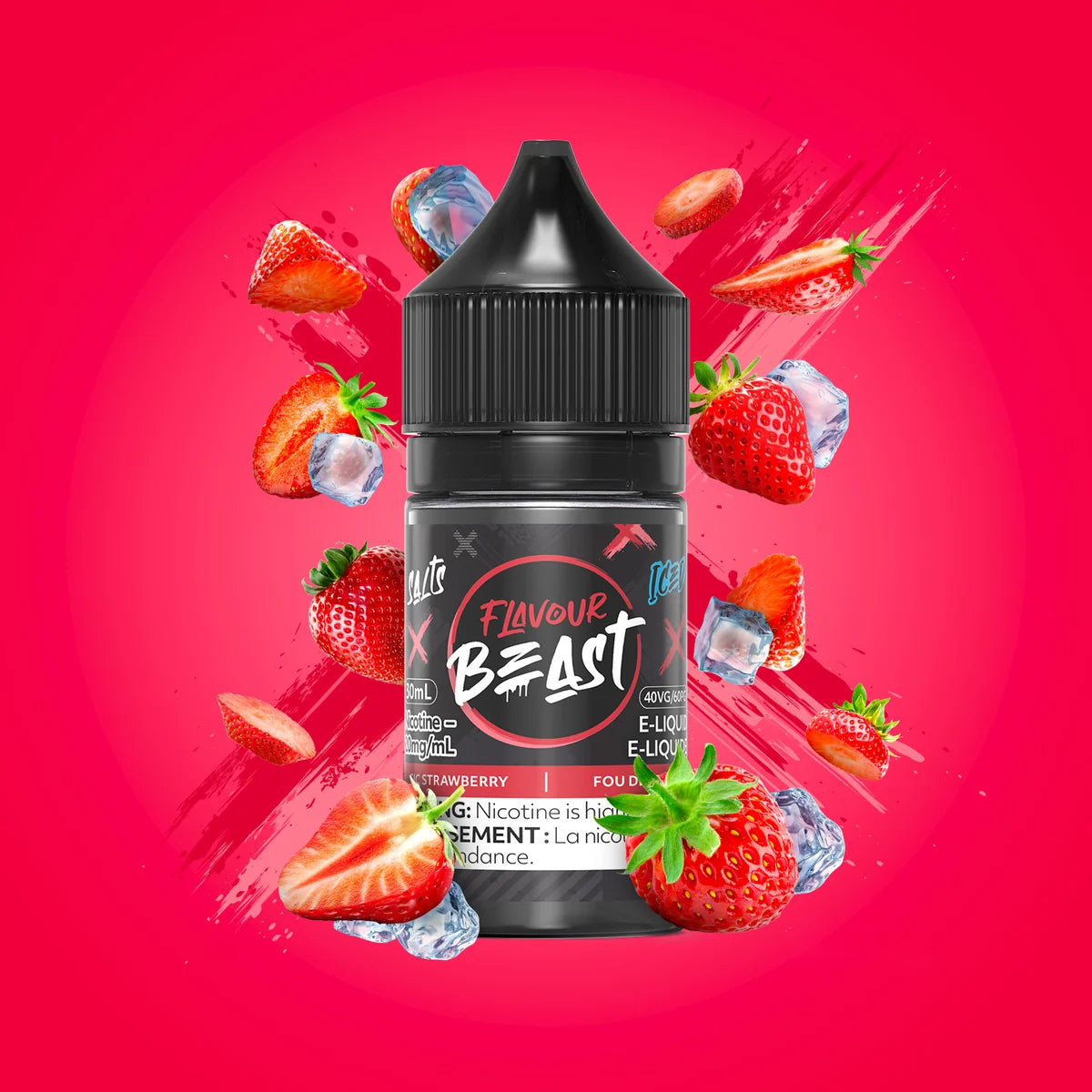 Flavour Beast 30Ml 20MG SIC Strawberry.