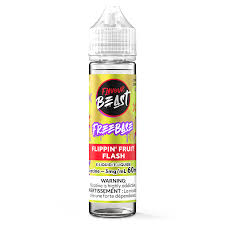 Flavour Beast E-Juice, Free-Base, 60ml, 3mg, Flippin Fruit Flash