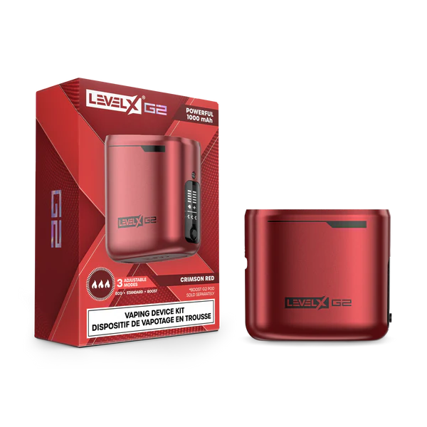 Level X Boost G2 Base 1000 Device Kit Limited Edition - Crimson Red