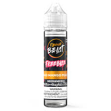 Flavour Beast E-Juice, Free-Base, 60ml, 3mg, Mad mango peach