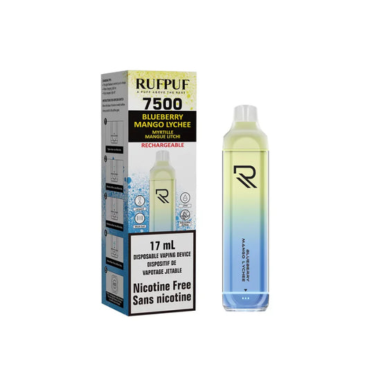 GCORE Rufpuf 7500 Nicotine free- Blueberry Mango Lychee