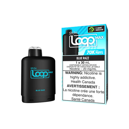 STLTH LOOP MAX POD PACK 70k - BLUE RAZZ