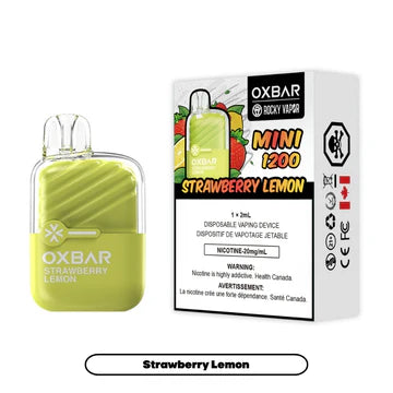 Rocky Vapor Oxbar Mini 1200 - Strawberry Lemon