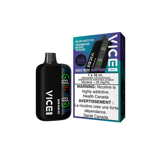 Vice Boost 9000 Puffs - Blue Razz Ice
