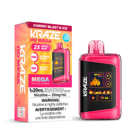 Kraze HD Mega 20K - Cherry Blast G Ice