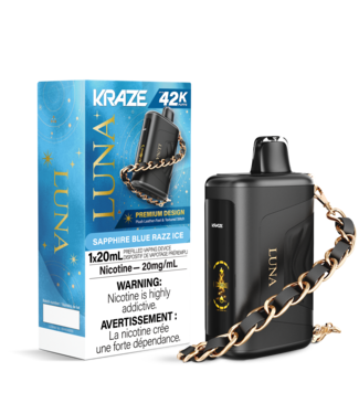 Kraze 42K LUNA Saphire Blue Razz Ice