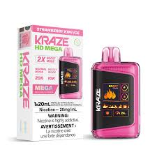 Kraze HD Mega 20K - Strawberry Kiwi Ice