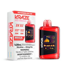 Kraze HD Mega 20K - Watermelon Ice