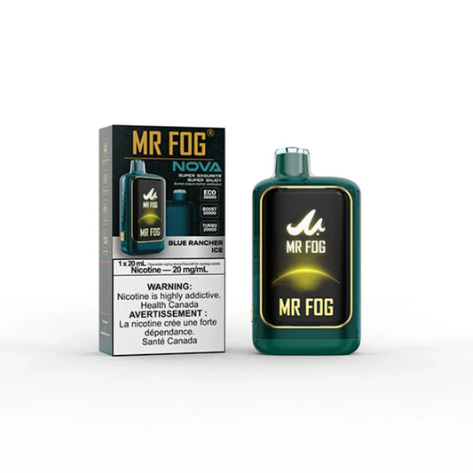 Mr Fog Nova 36K Puffs - Blueberry Steezy Blue Rancher Ice