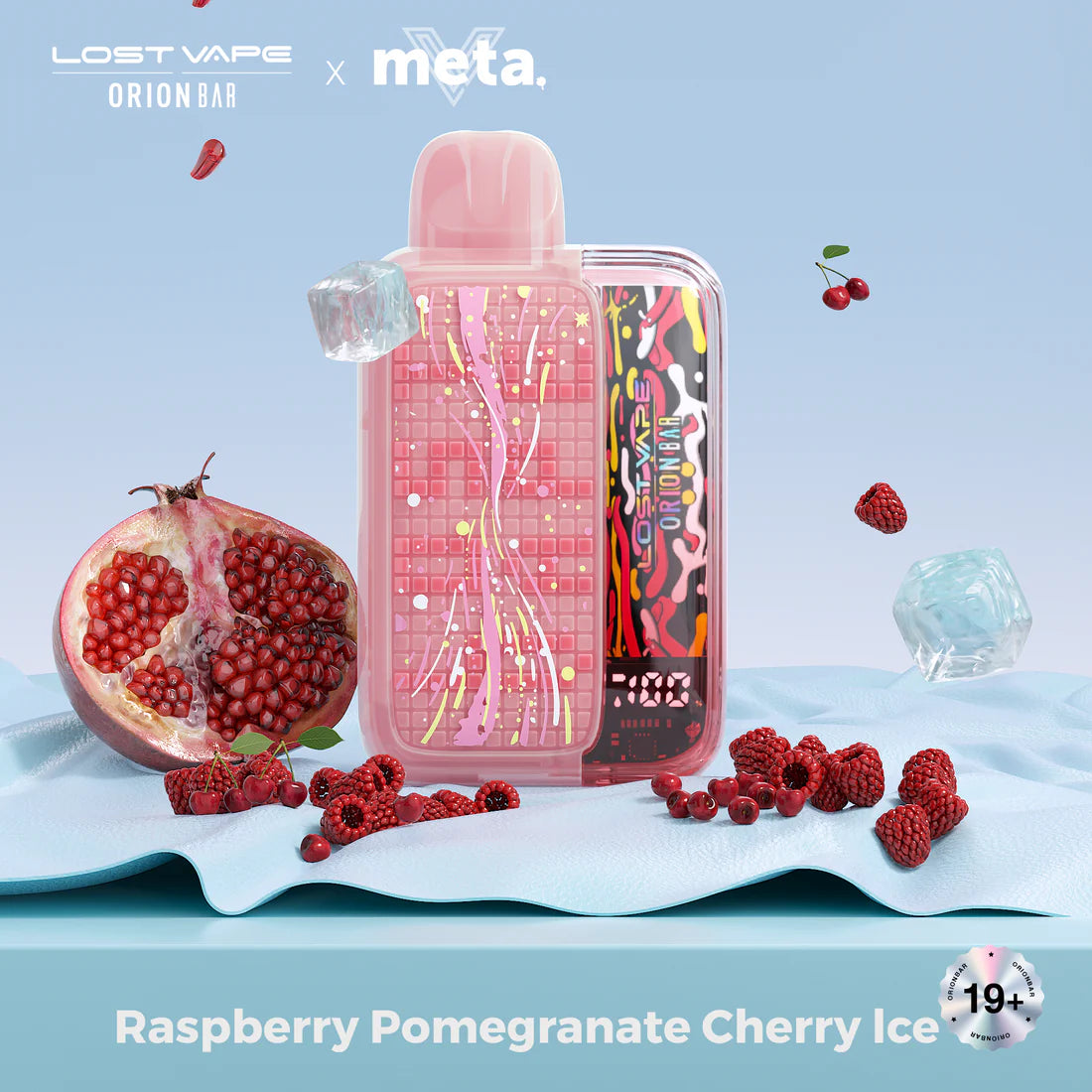 Lost Vape Orion Bar 10K Disposable Vape - Raspberry Pomegranate Cherry Ice