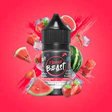Flavour Beast-Salt Nic- 30ml, 20mg,- Savage Strawberry Watermelon