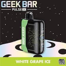 Geek Bar Pulse X 25K Puffs - White Grape Ice (New Barcode)
