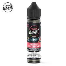 Flavour Beast Salt Nic--60ml, 20mg, Weekend watermelon