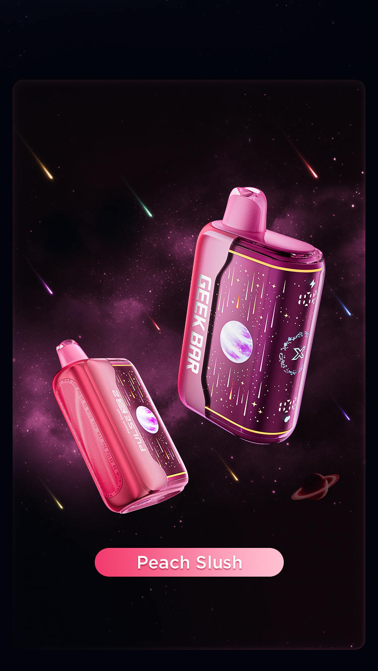 Geek Bar Pulse X2 Juicy Peach Ice.