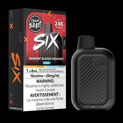 Flavour Beast SIX 24K Bangin' Blood Orange.