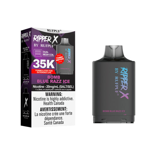 RUFPUF RIPPER X 35K BOMB BLUE RAZZ ICE