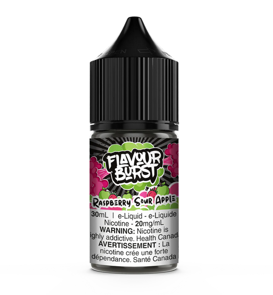 Flavour Burst E-Liquid Salts 20mg/30mL - Raspberry Sour Apple