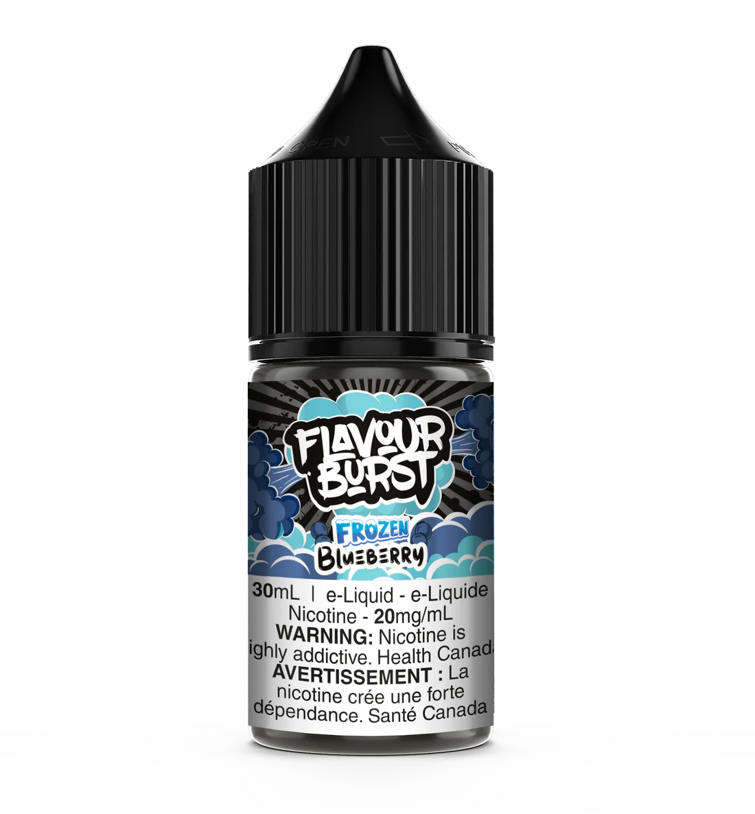 Flavour Burst E-Liquid Salts 20mg/30mL - Frozen Blueberry