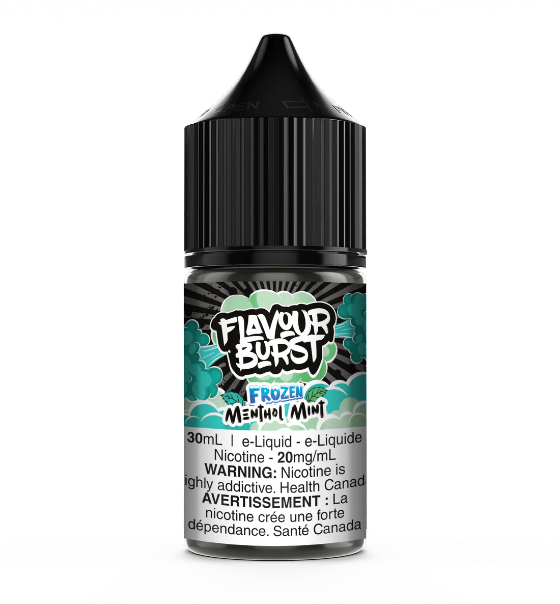 Flavour Burst E-Liquid Salts 20mg/30mL - Frozen Menthol Mint