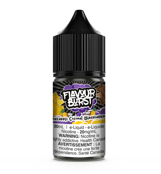 Flavour Burst E-Liquid Salts 20mg/30mL - Pineapple Coconut Blackcurrant
