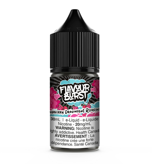 Flavour Burst E-Liquid Salts 20mg/30mL - Frozen Raspberry Dragonfruit Refresher