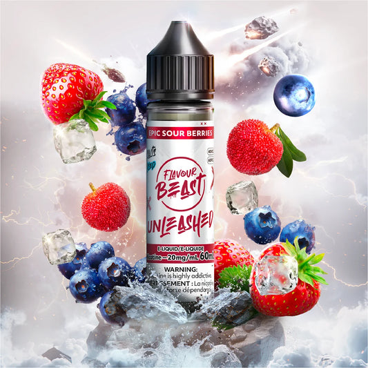 Flavour Beast E-Juice 60ml, 20mg, Epic Sour Berries.