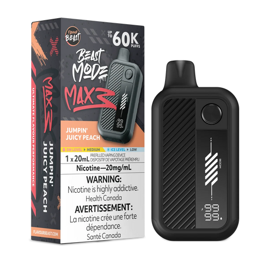 Flavour Beast mode max 3 jumpin' juicy peach.