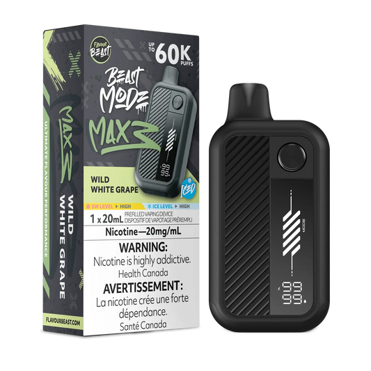 Flavour Beast Beast Mode Max3 60K Disposable - Wild white grape