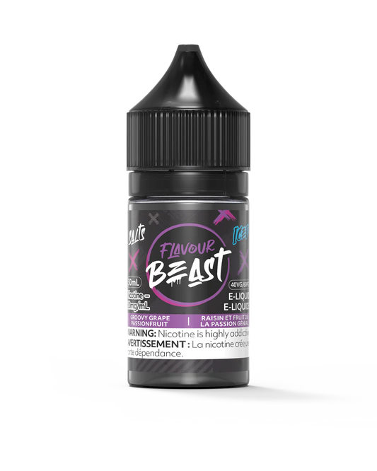Flavour Beast-Salt Nic- 30ml, 20mg,- Groovy Grape Passionfruit