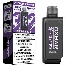 Svopp Rocky Vapor Oxbar [Prefilled Pods] 32K - Grape Ice