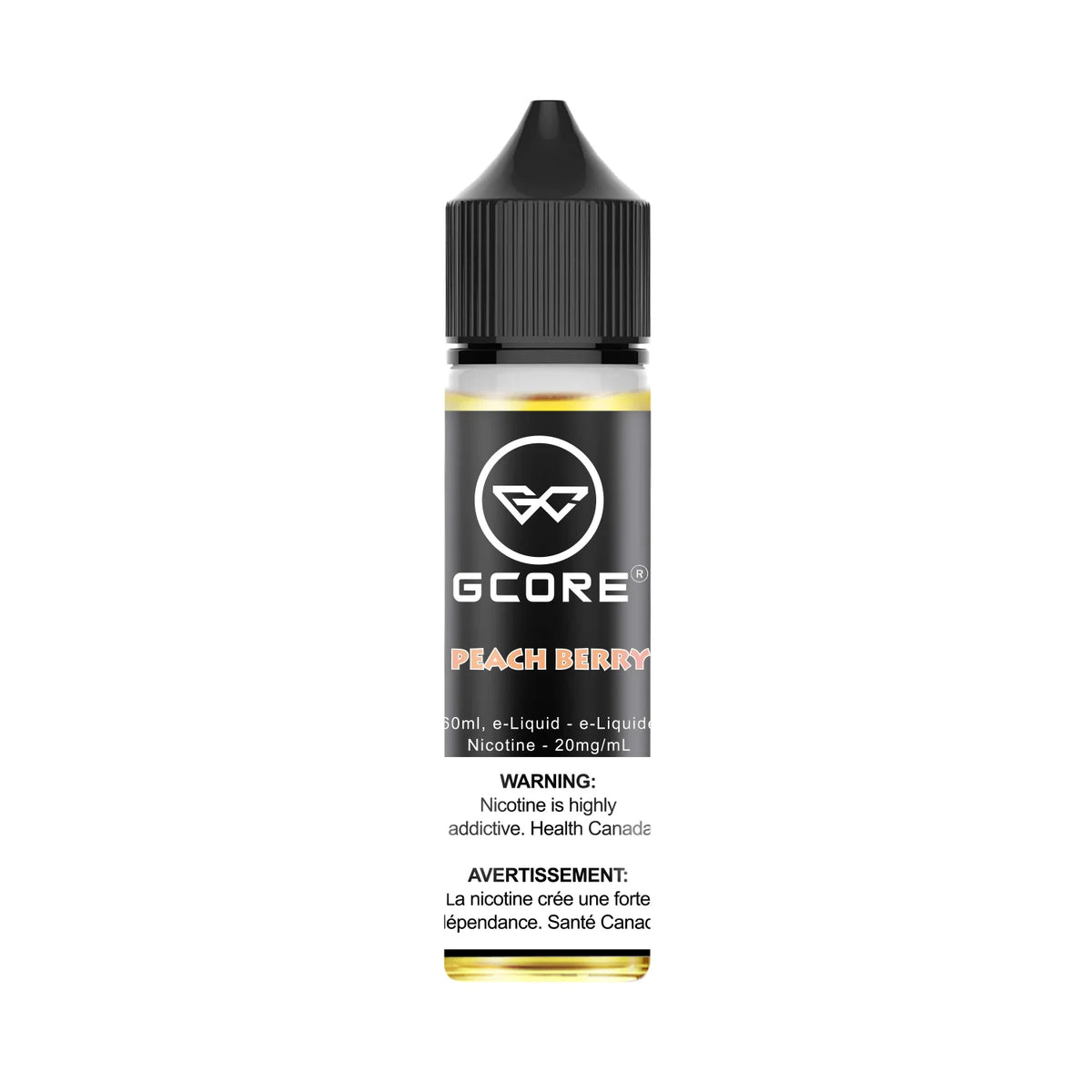 Gcore E-Juice 60ML-20MG Peach Berry.