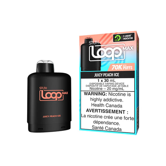 STLTH LOOP MAX POD PACK 70K- JUICY PEACH ICE