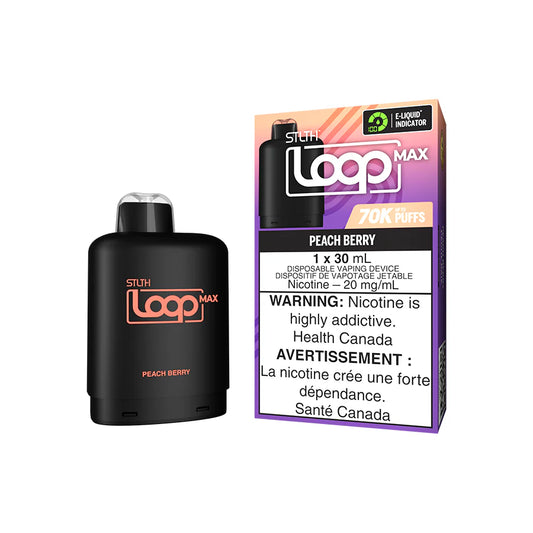 STLTH LOOP MAX POD PACK 70K- PEACH BERRY