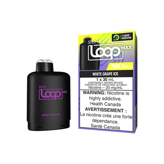 STLTH LOOP MAX POD PACK 70K- WHITE GRAPE ICE