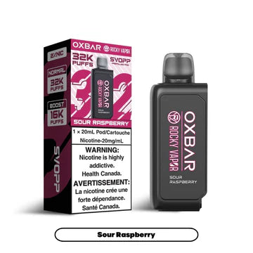Svopp Rocky Vapor Oxbar [Prefilled Pods] 32K - Sour Raspberry