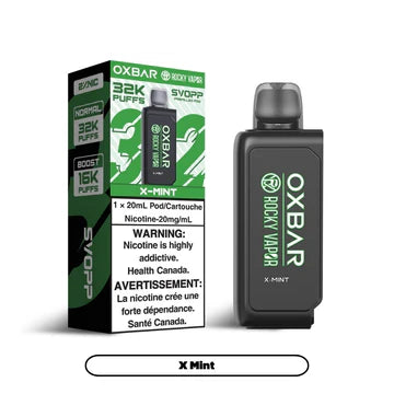 Svopp Rocky Vapor Oxbar [Prefilled Pods] 32K - X-Mint