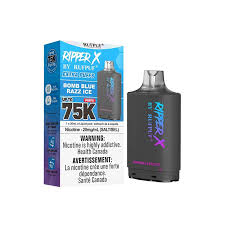 Ripper X 75K- Bomb Blue Razz Ice