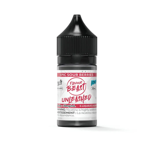 Flavour Beast E-Liquid Unleashed Salt 30mL/20 MG - Epic Sour Berries