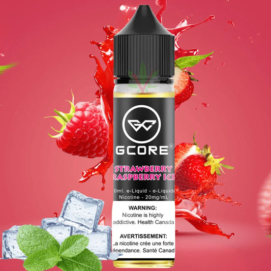 Gcore E-Juice 60ML-20MG Strawberry Raspberry Ice.