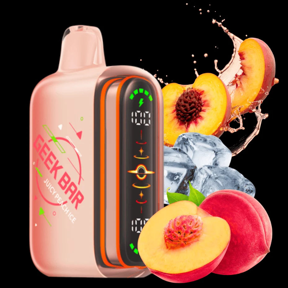 Geek Bar Pulse 2 Juicy Peach Ice.