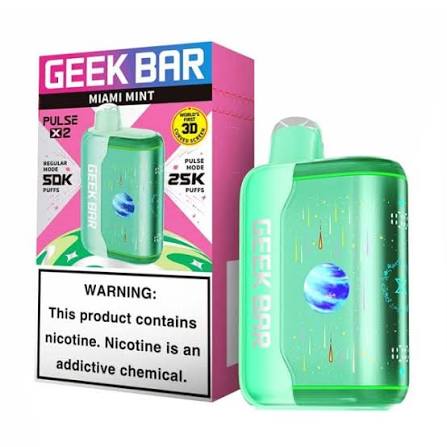 Geek Bar Pulse X2 Miami Mint.